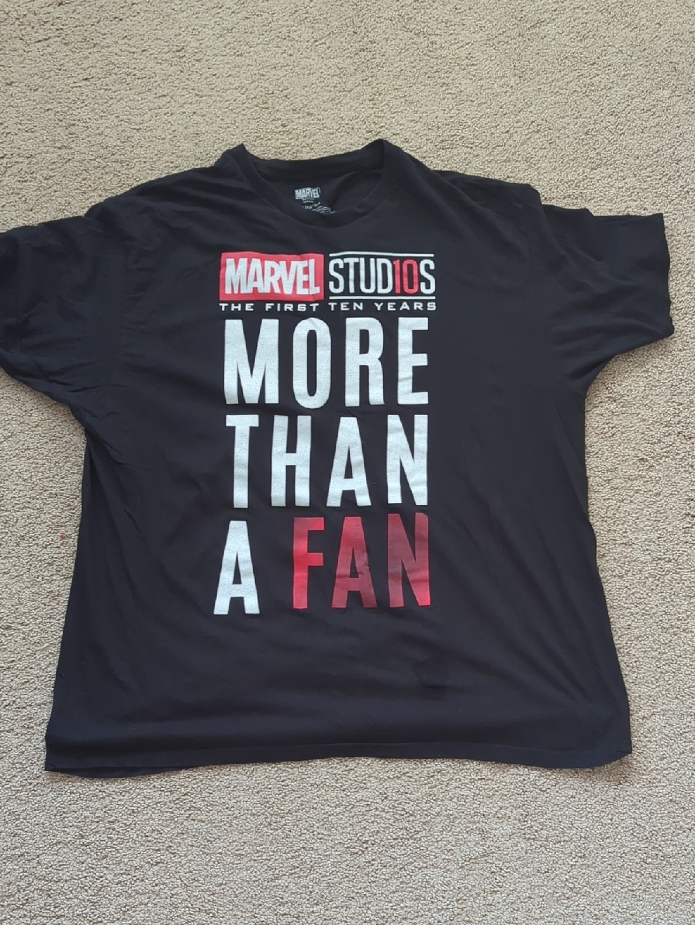 Marvel Studios More Than A Fan Men's T-Shirt Size XXL